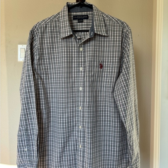 U.S. Polo Assn. Other - U.S. Polo Assn. Black and White Checkered Men's Shirt